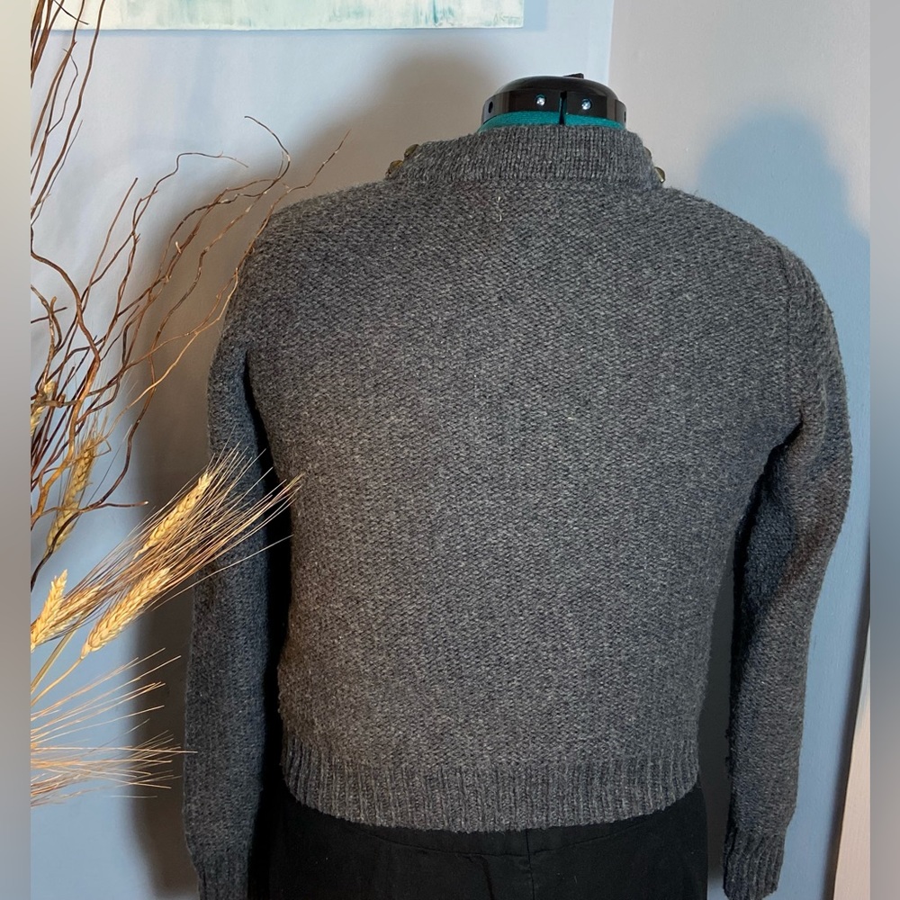 Gray Riveted Sweater - Picture 4 of 4